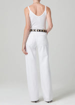 Annina High Rise Wide Leg Jean 33" - Seashell